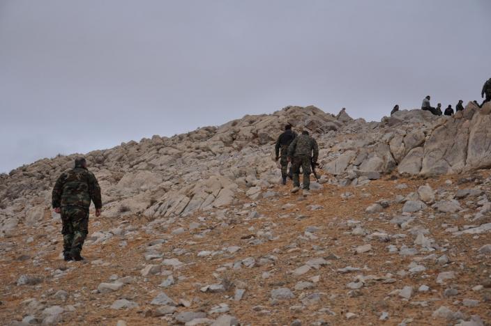 Lực lượng trung th&agrave;nh với Tổng thống Syria Assad ở TP Palmyra ng&agrave;y 2-3. Ảnh: REUTERS