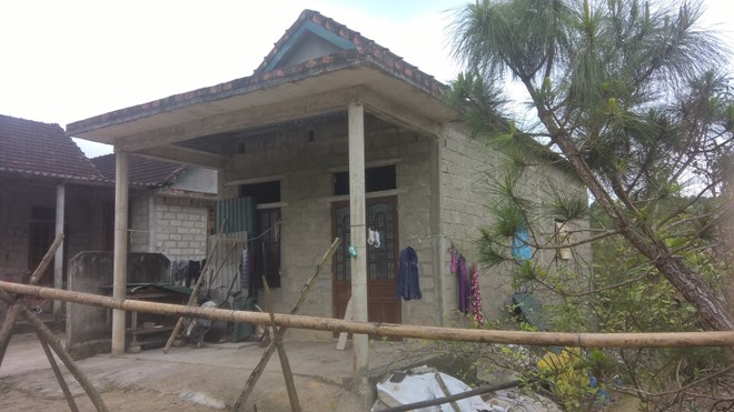 
Căn nh&agrave; của nghi phạm Nguyễn Văn Lộc
