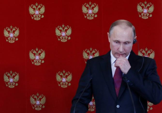 Tổng thống Nga Vladimir Putin Ảnh: REUTERS
