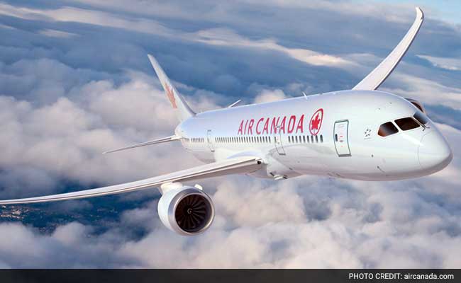 Một chiếc m&aacute;y bay của h&atilde;ng h&agrave;ng kh&ocirc;ng Air Canada. Ảnh: AirCanada.com