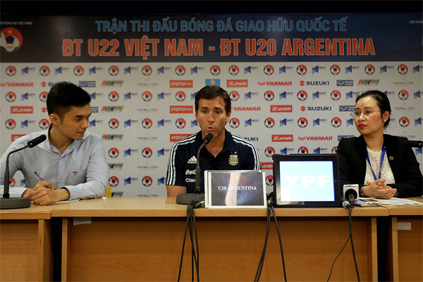 HLV Hữu Thắng nhận tr&aacute;ch nhiệm về trận thua 0-5 trước U20 Argentina - Ảnh 3.