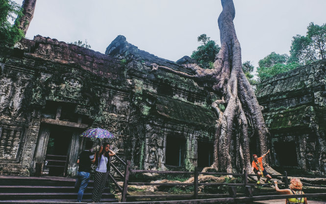 Ta Prohm - ngôi đền của những rễ cây kỳ dị - Ảnh 1.