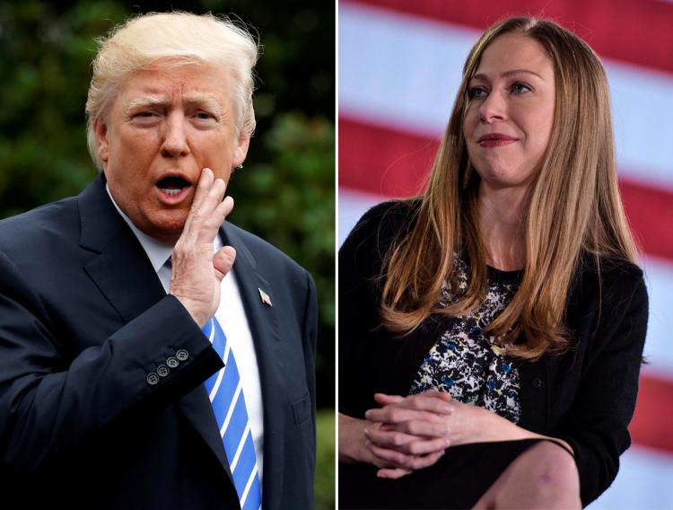 Vụ Ivanka thay cha dự họp: Ông Donald Trump và Chelsea Clinton đấu khẩu
