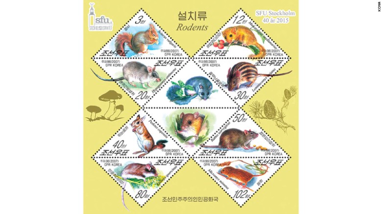 Những con tem lạ lùng của Triều Tiên - Ảnh 2.