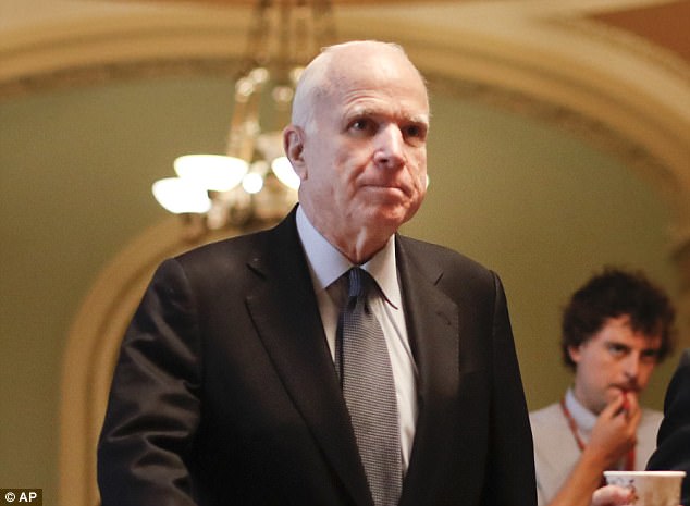 Thượng nghị sĩ Mỹ John McCain bị ung thư não