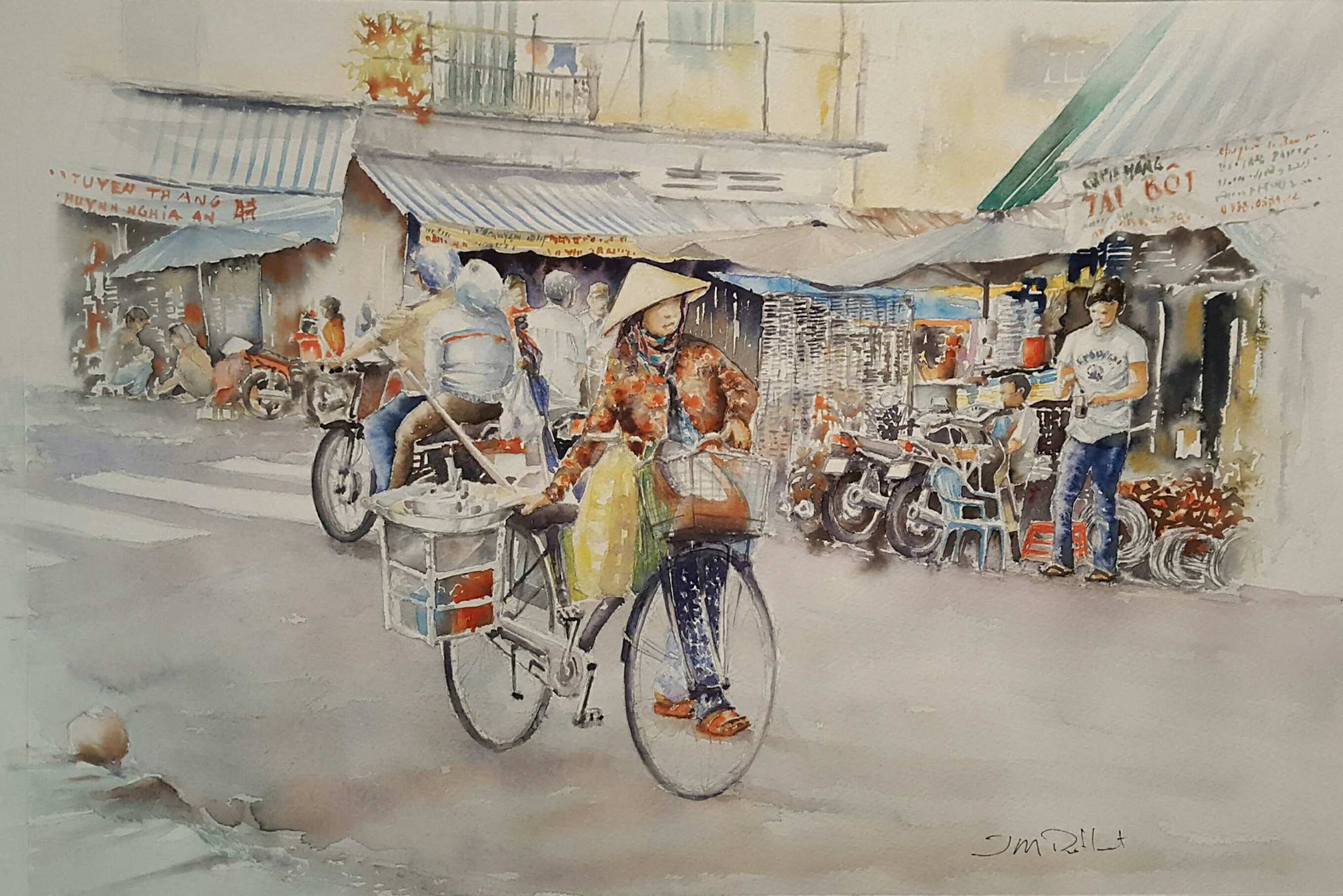 Họa sĩ Ph&aacute;p triển l&atilde;m tranh về Việt Nam tại bảo t&agrave;ng qu&ecirc; nh&agrave; - Ảnh 19.
