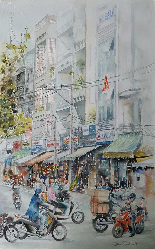 Họa sĩ Ph&aacute;p triển l&atilde;m tranh về Việt Nam tại bảo t&agrave;ng qu&ecirc; nh&agrave; - Ảnh 12.