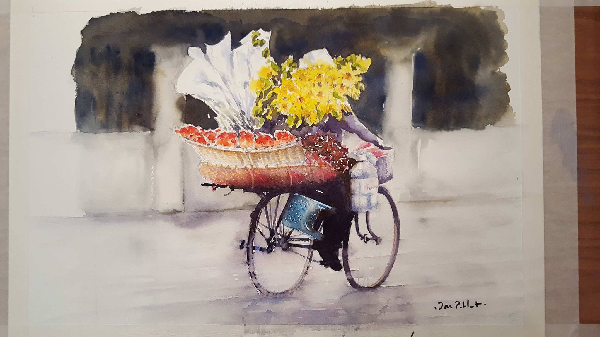 Họa sĩ Ph&aacute;p triển l&atilde;m tranh về Việt Nam tại bảo t&agrave;ng qu&ecirc; nh&agrave; - Ảnh 15.