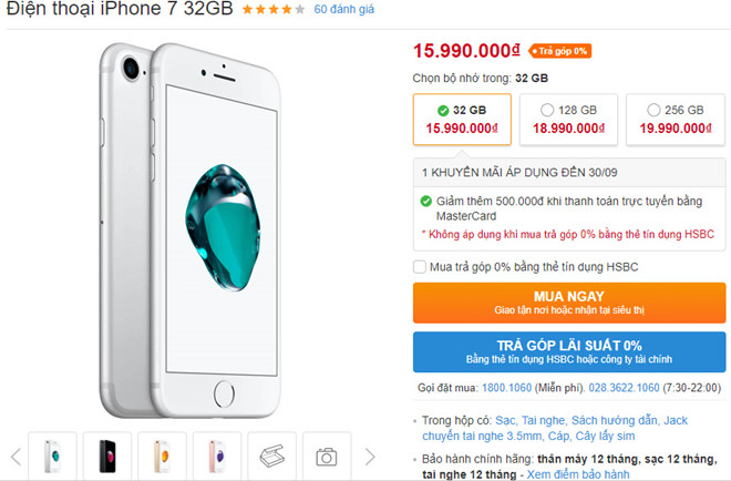 iPhone 8 về nước, iPhone 7 đồng loạt giảm giá