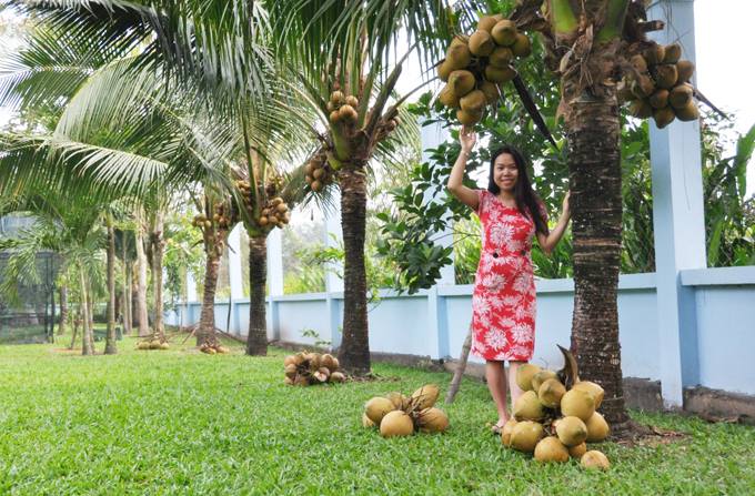Vườn cây ăn trái 4 tỉ đồng như công viên của bà mẹ 2 con tại TP HCM