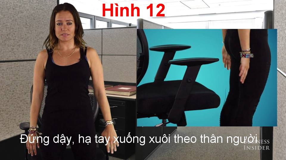 Bài tập tại chỗ dành cho bạn nữ văn phòng