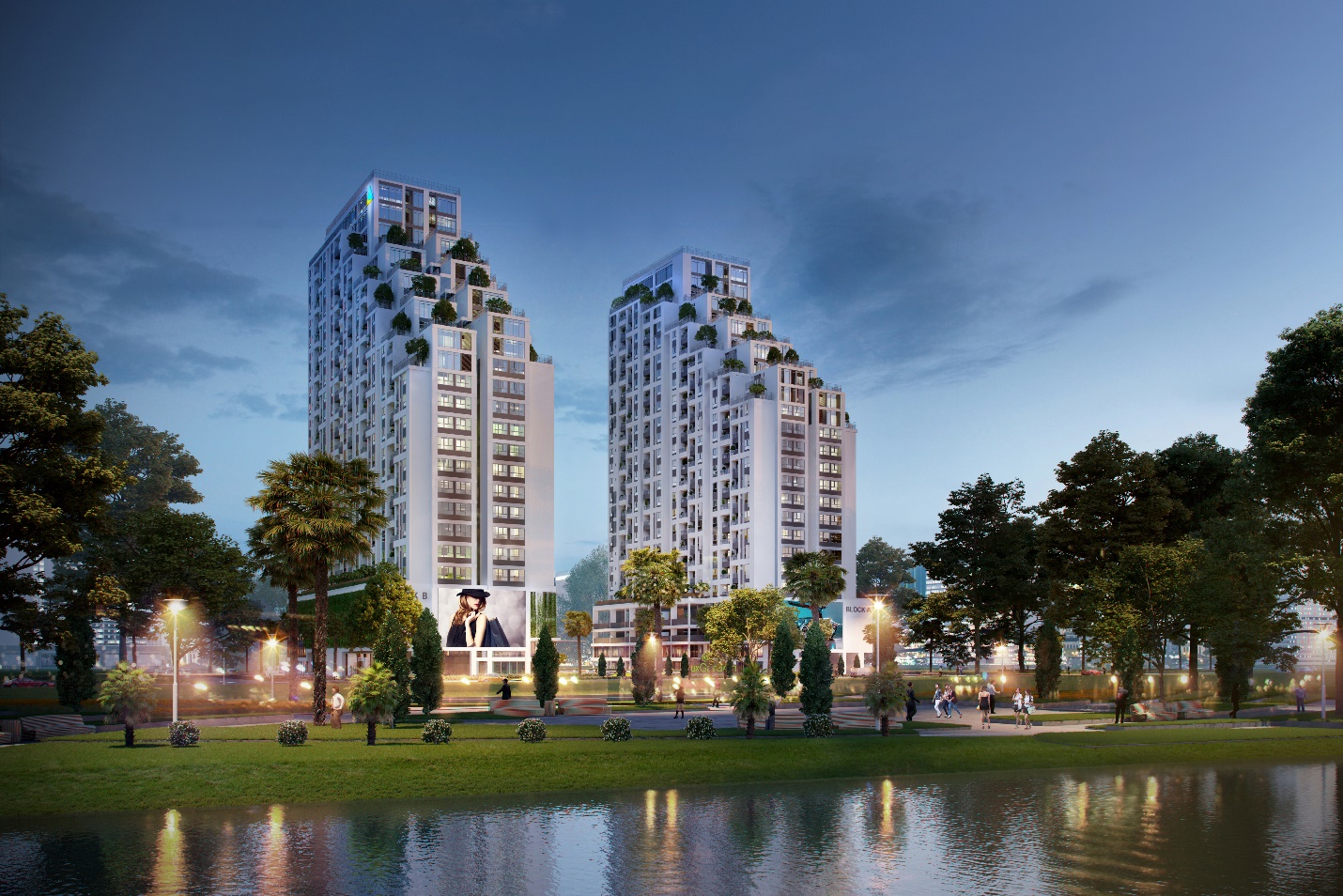 Luxgarden, căn hộ s&acirc;n vườn v&agrave; tầm nh&igrave;n s&ocirc;ng S&agrave;i G&ograve;n tuyệt đẹp