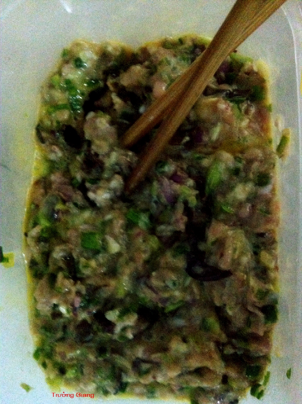 
Nguy&ecirc;n liệu đ&atilde; trộn đều gia vị
