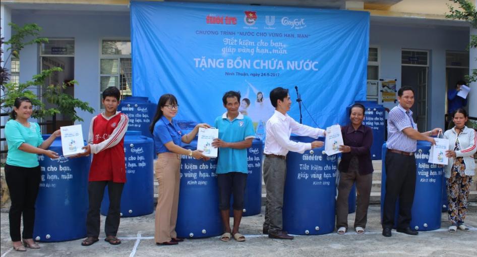 Những giọt nước “vàng” giải hạn miền Trung