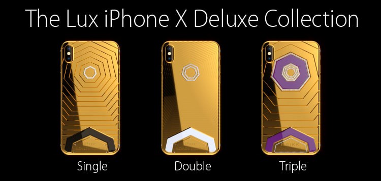 Ph&aacute;t sốt với iPhone X mạ v&agrave;ng gi&aacute; 1,5 tỉ vừa lộ diện - Ảnh 3.