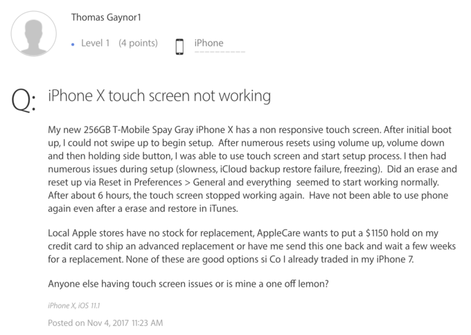 iPhone X bị tố nhiều lỗi - Ảnh 3.