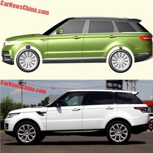&Ocirc;t&ocirc; Trung Quốc nh&aacute;i y hệt SUV Range Rover Sport - Ảnh 3.
