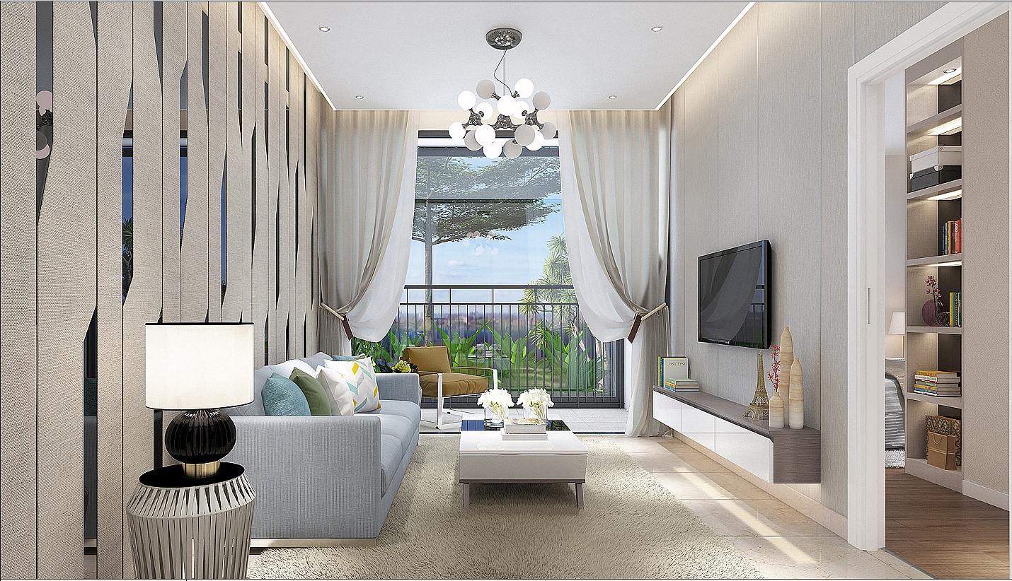 Phối cảnh nh&agrave; mẫu Luxgarden với thiết kế sang trọng, tinh tế
