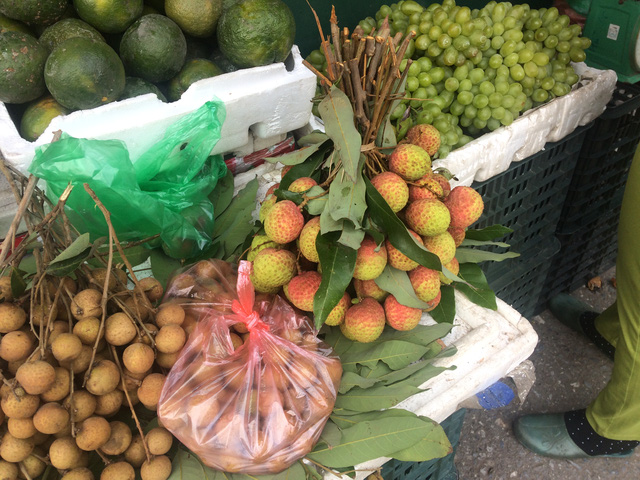 Vải đầu mùa gần 100.000 đồng/kg, đắt gấp 7 lần giá gốc