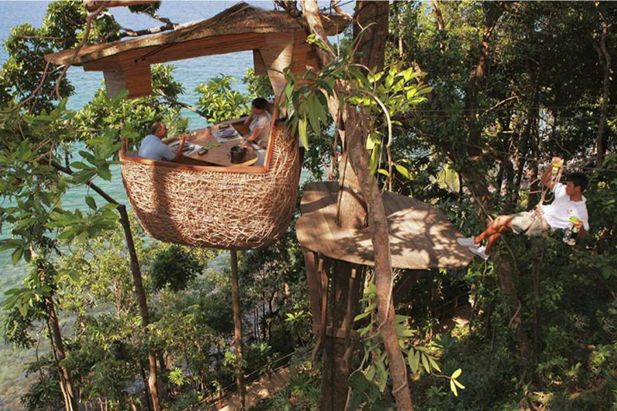 Đến Th&aacute;i Lan tận hưởng bữa tiệc lơ lửng tr&ecirc;n c&acirc;y - Ảnh 3.