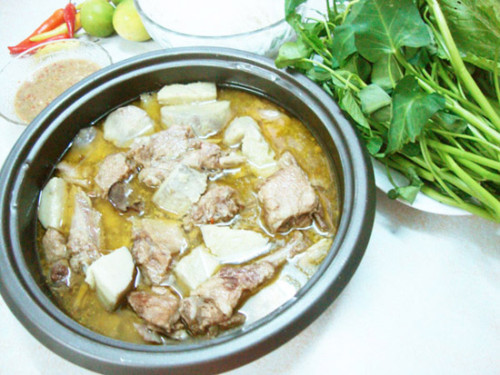 Vịt om mềm và béo, thơm mùi nước dừa rất ngon miệng
