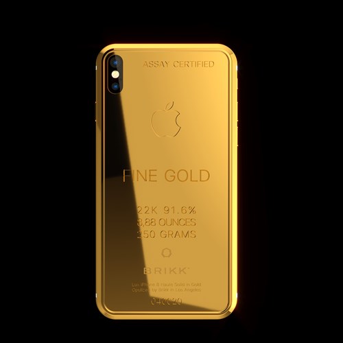Ph&aacute;t sốt với iPhone X mạ v&agrave;ng gi&aacute; 1,5 tỉ vừa lộ diện - Ảnh 5.