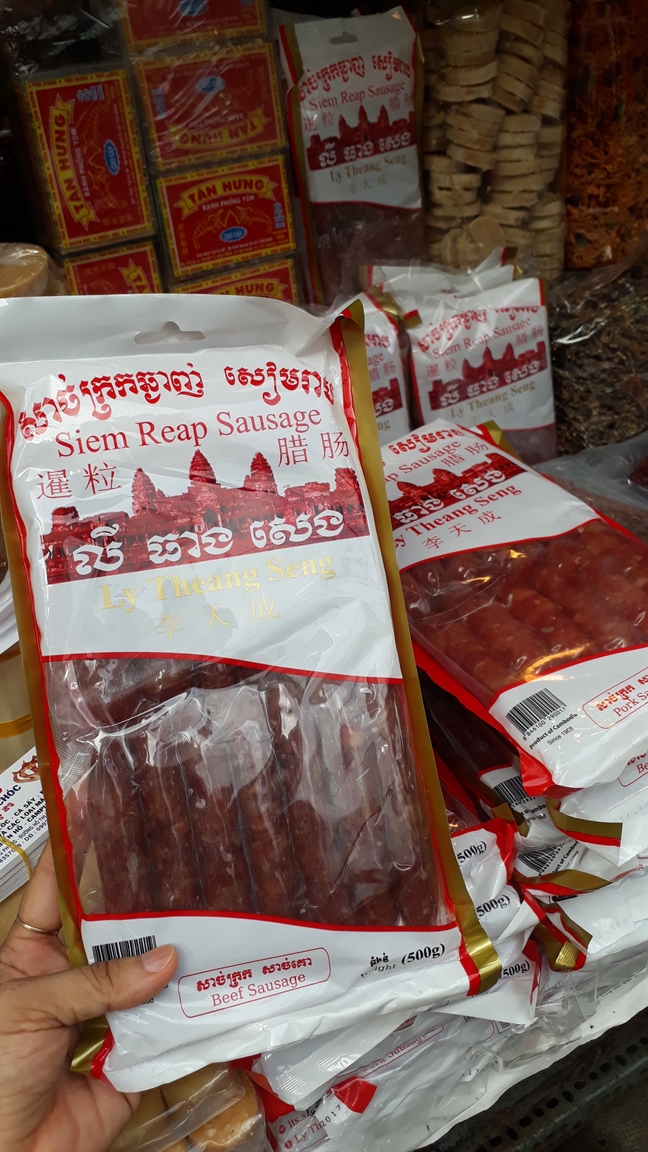 Đặc sản Th&aacute;i Lan, Campuchia đổ bộ chợ truyền thống - Ảnh 7.