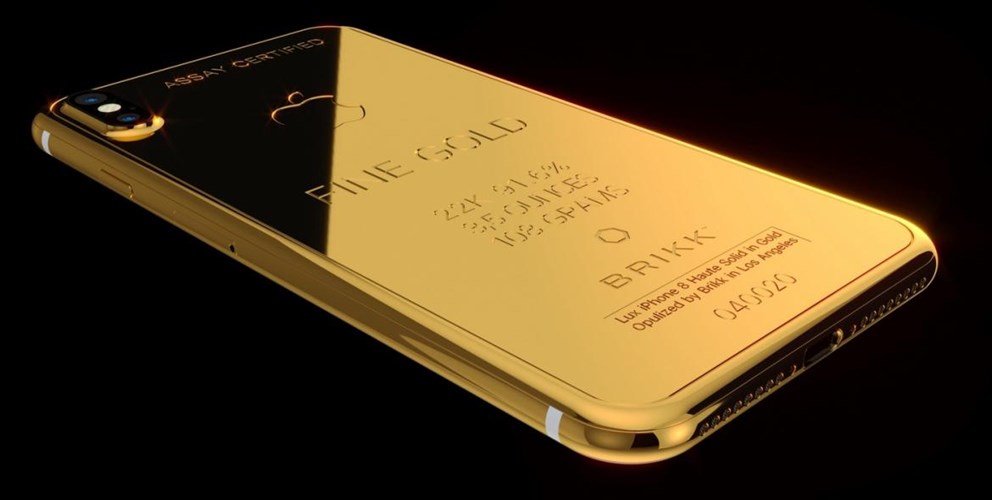 Ph&aacute;t sốt với iPhone X mạ v&agrave;ng gi&aacute; 1,5 tỉ vừa lộ diện - Ảnh 10.