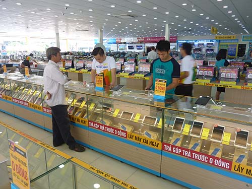 Mua hàng bằng thiết bị di động ngày càng phổ biến
