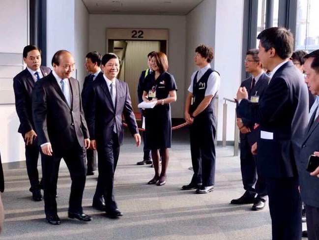 Thăm Mỹ, Thủ tướng Nguyễn Xuân Phúc quá cảnh Nhật Bản