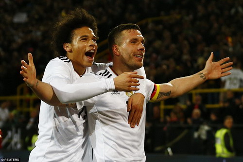 Đức – Anh 1-0: Podolski lập siêu phẩm trong ngày chia tay