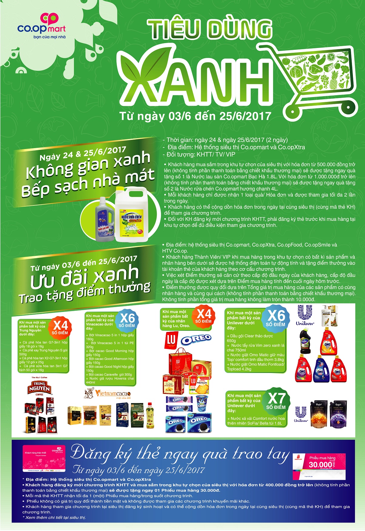 Đi si&ecirc;u thị Co.opmart mua sữa xanh, mỹ phẩm xanh giảm gi&aacute; - Ảnh 1.