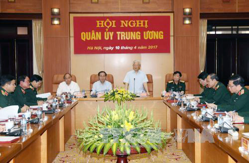 Tổng Bí thư Nguyễn Phú Trọng chủ trì Hội nghị Quân ủy Trung ương