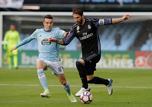 Hạ chủ nh&agrave; Celta Vigo, Real Madrid tiến s&aacute;t ng&ocirc;i v&ocirc; địch - Ảnh 3.