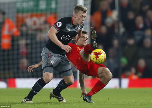Coutinho kh&ocirc;ng gi&uacute;p được Liverpool tho&aacute;t khỏi 3 thất bại s&acirc;n nh&agrave; li&ecirc;n tiếp