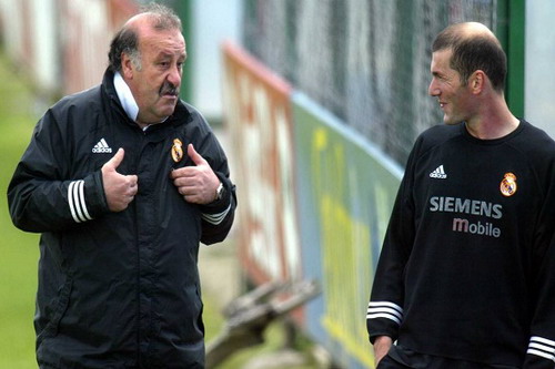 Del Bosque và Zidane tại Real Madrid