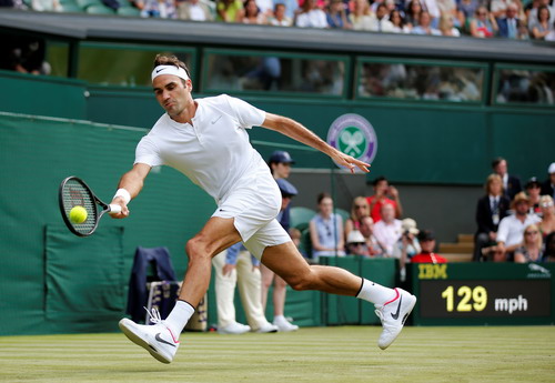 Federer tốc h&agrave;nh lập kỷ lục, Djokovic v&agrave;o v&ograve;ng 2 Wimbledon - Ảnh 2.