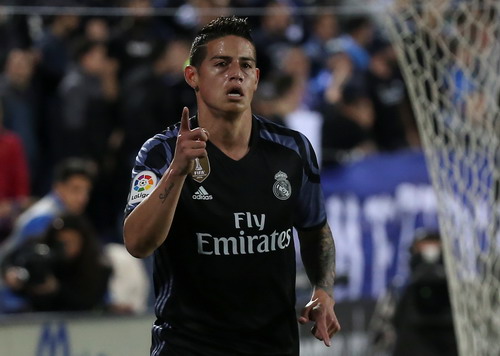 James Rodriguez lập c&ocirc;ng ở lần hiếm hoi được đ&aacute; ch&iacute;nh