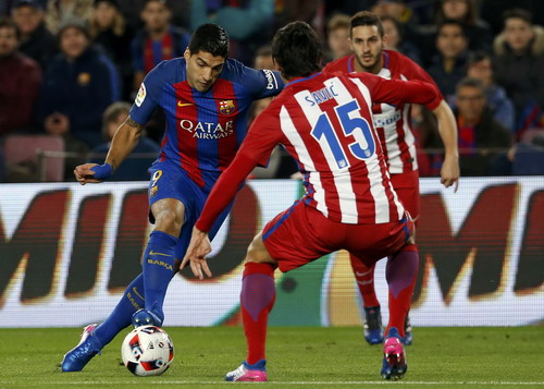Suarez là nỗi ám ảnh của hàng thủ Atletico
