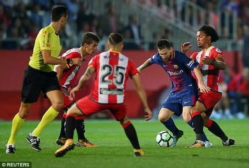 Hai pha đ&aacute; phản, t&acirc;n binh Girona thua sốc Barcelona - Ảnh 5.