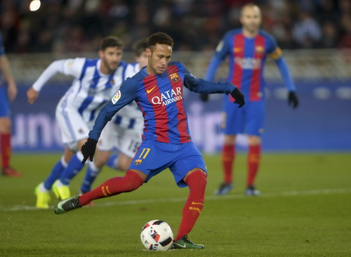 Neymar c&oacute; pha lập c&ocirc;ng thứ 2 trong v&ograve;ng 2 tuần từ chấm phạt đền