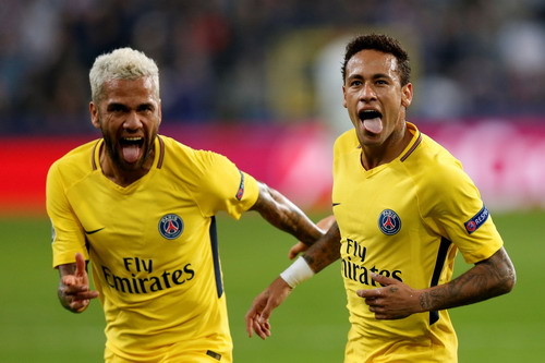 Neymar, Cavani cùng tỏa sáng, PSG đại thắng trên đất Bỉ