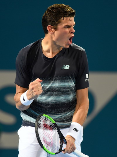 Đương kim v&ocirc; địch Raonic cũng kh&ocirc;ng qua nổi v&ograve;ng b&aacute;n kết
