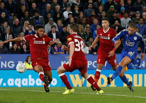 Thua sốc Leicester, Liverpool văng khỏi Cúp Liên đoàn