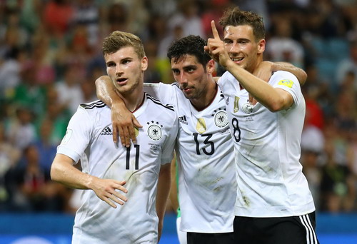 Đại tiệc bàn thắng ở Sochi, Đức vào chung kết Confed Cup