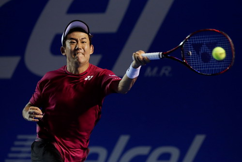 Yoshihito Noshioka gây nhiều khó khăn cho Rafa Nadal
