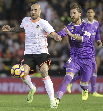 Zaza mở tỉ số từ ph&uacute;t thứ 4 cho Valencia