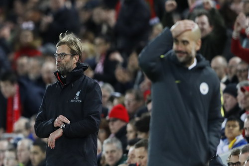 Pep lại thua trước Jurgen Klopp