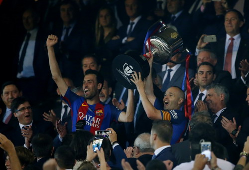 Messi lập đại công, Barcelona vô địch Cúp Nhà vua - Ảnh 8.