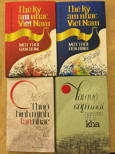 Nhạc sĩ Thụy Kha ra mắt 13 cuốn sách cùng lúc